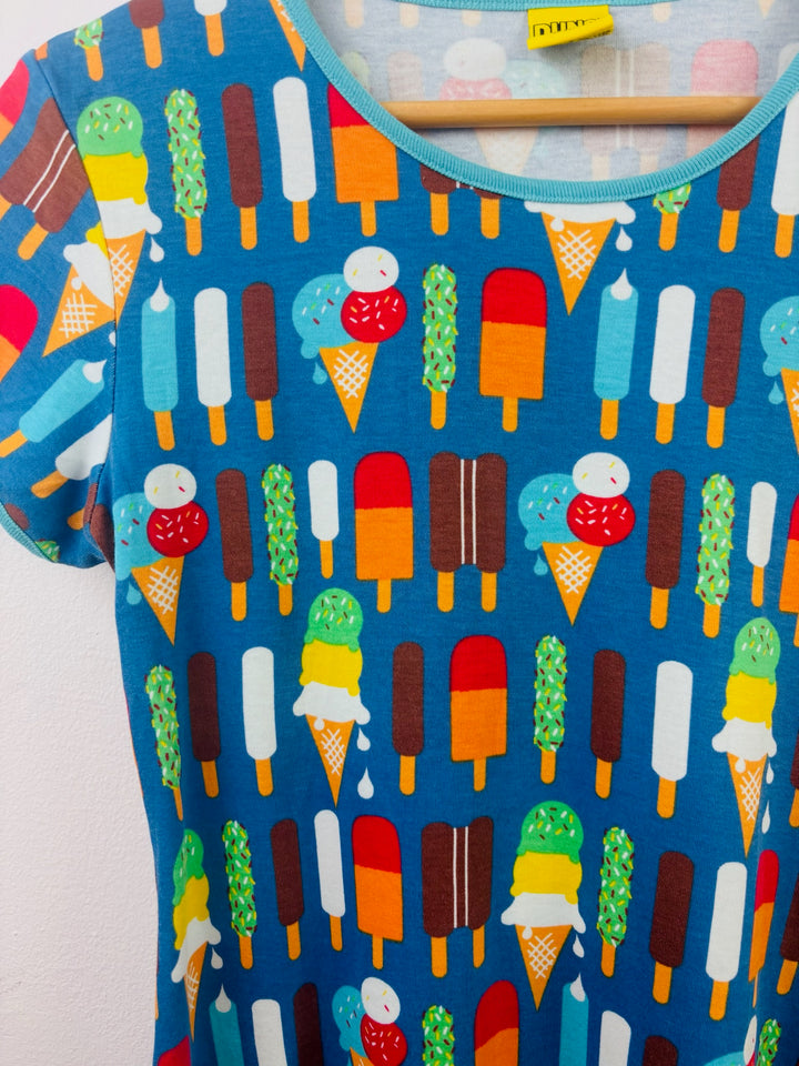 Duns Blue Ice Lolly Print Dress 158 (12-13 Years)