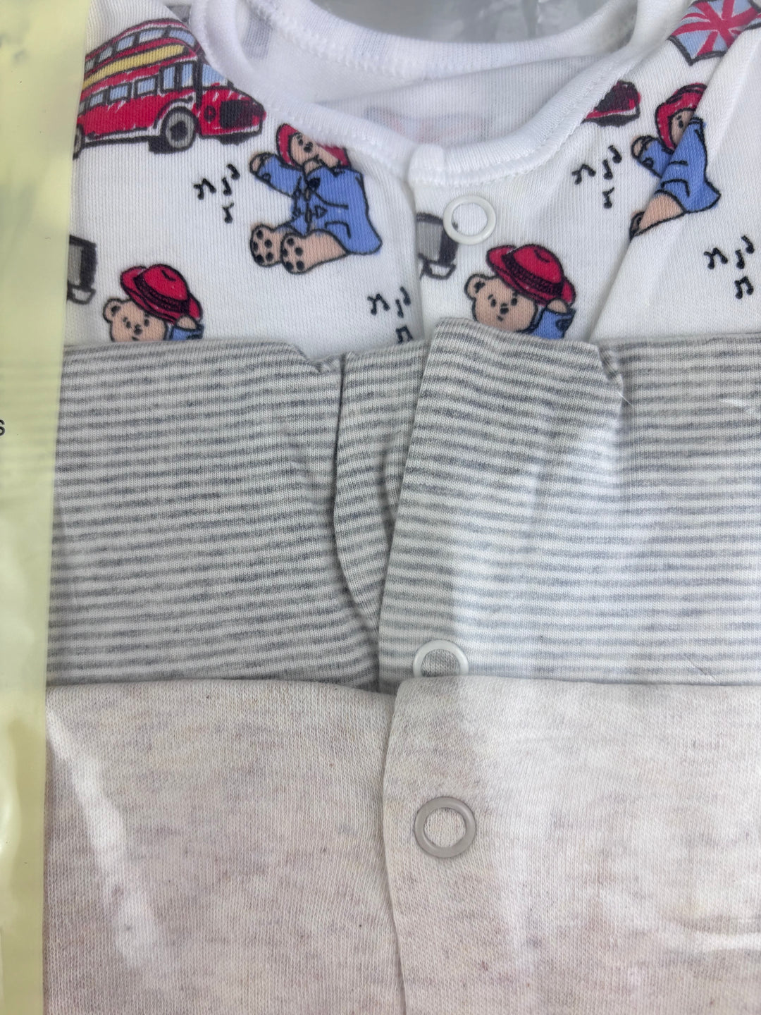 Ex High Street Mixed Brand Sleepsuit Bundle 3 Pack 3–6 Months-Sleepsuits-Second Snuggle Preloved