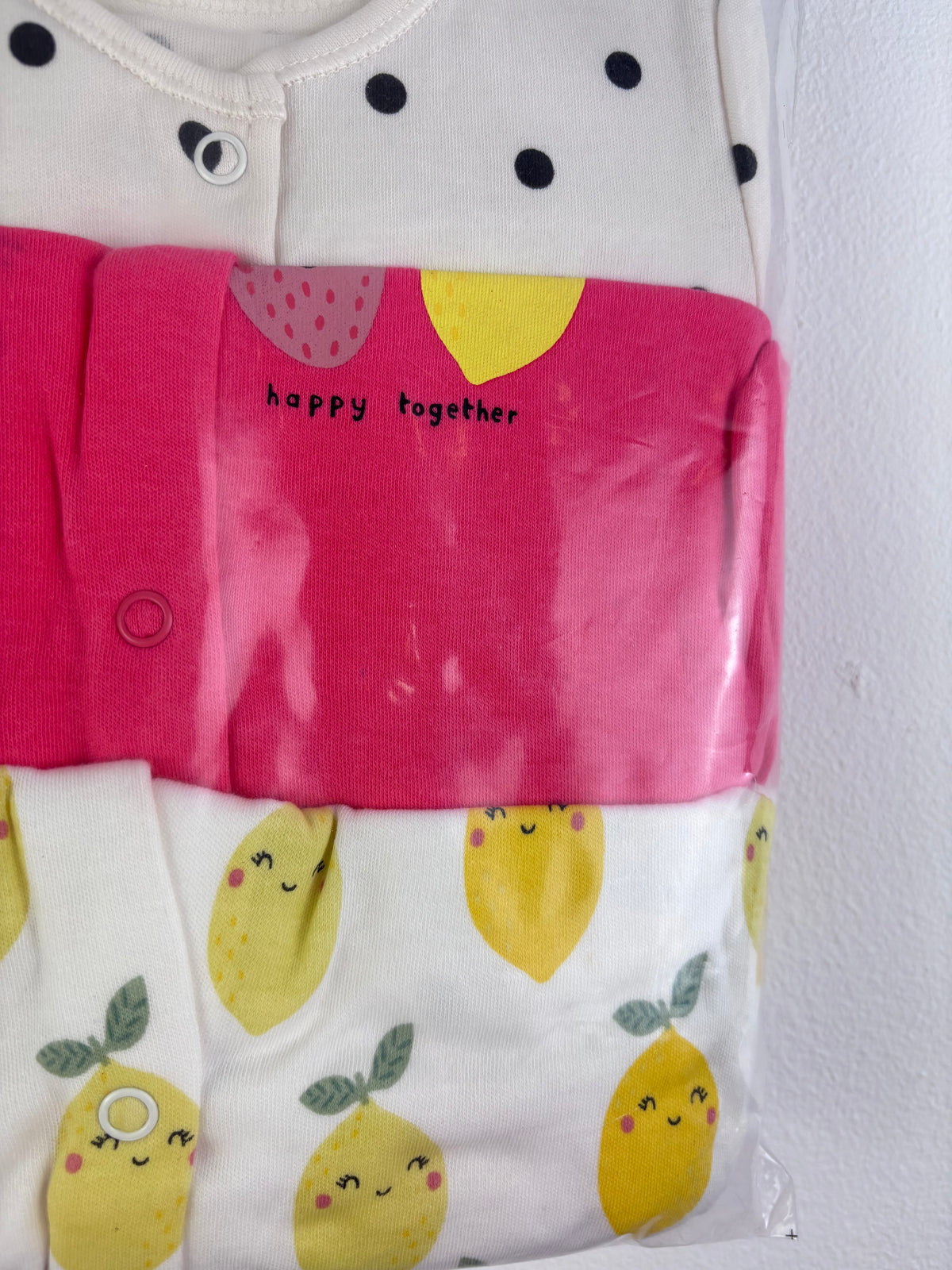 Ex High Street Mixed Brand Sleepsuit Bundle 3 Pack 6–9 Months-Sleepsuits-Second Snuggle Preloved