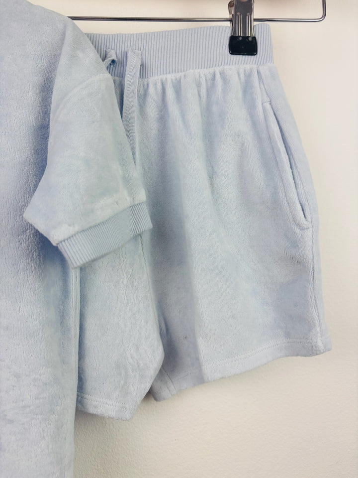 George Pale Blue Towelling Short Set 5-6 Years
