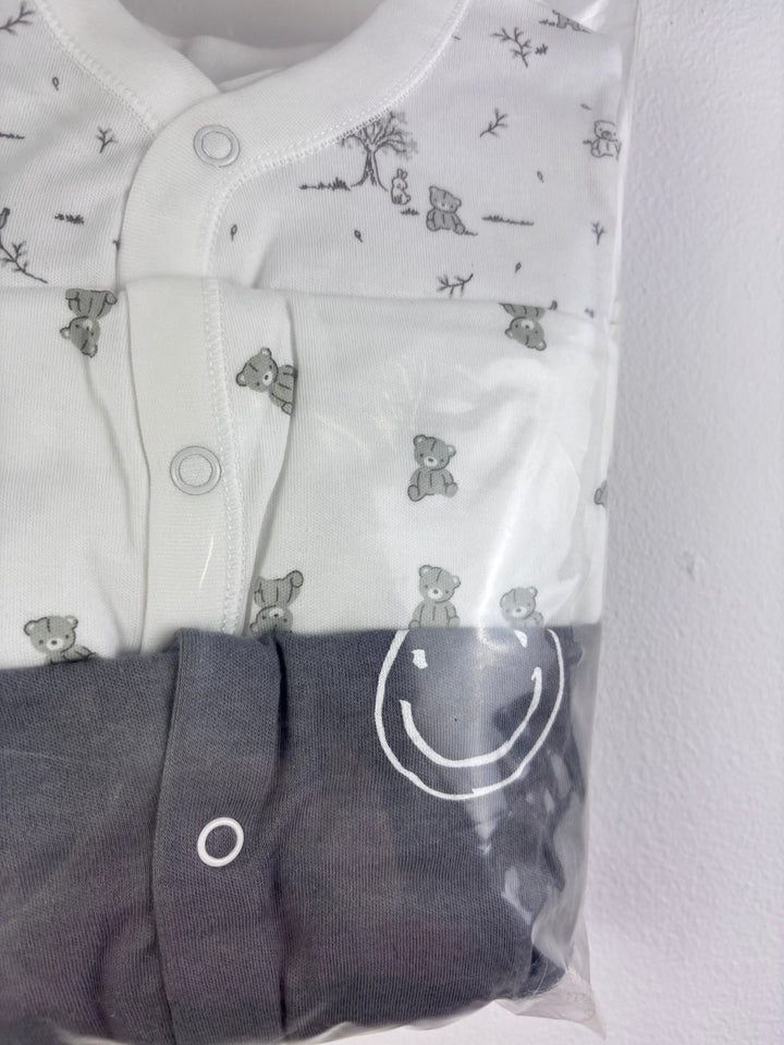 Ex High Street Mixed Brand Sleepsuit Bundle 3 Pack 12–18 Months-Sleepsuits-Second Snuggle Preloved