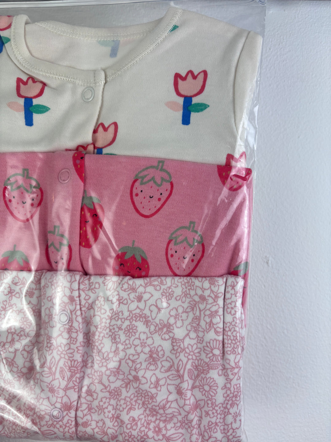 Ex High Street Mixed Brand Sleepsuit Bundle 3 Pack 0–3 Months-Sleepsuits-Second Snuggle Preloved