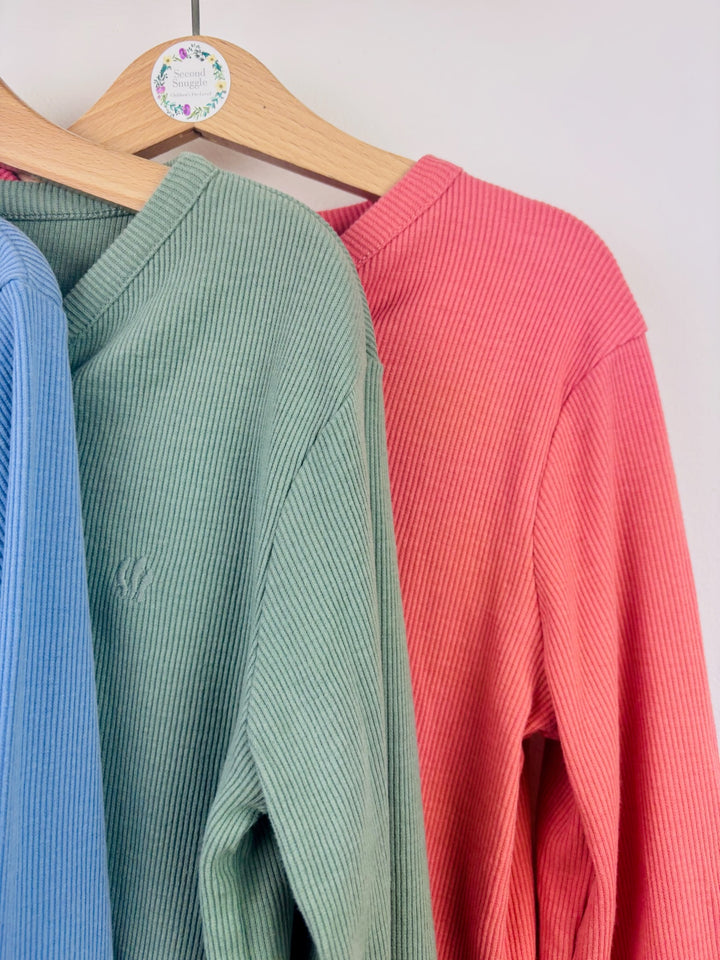Fat Face Ribbed Long Sleeve Tops Bundle 9-10 Years
