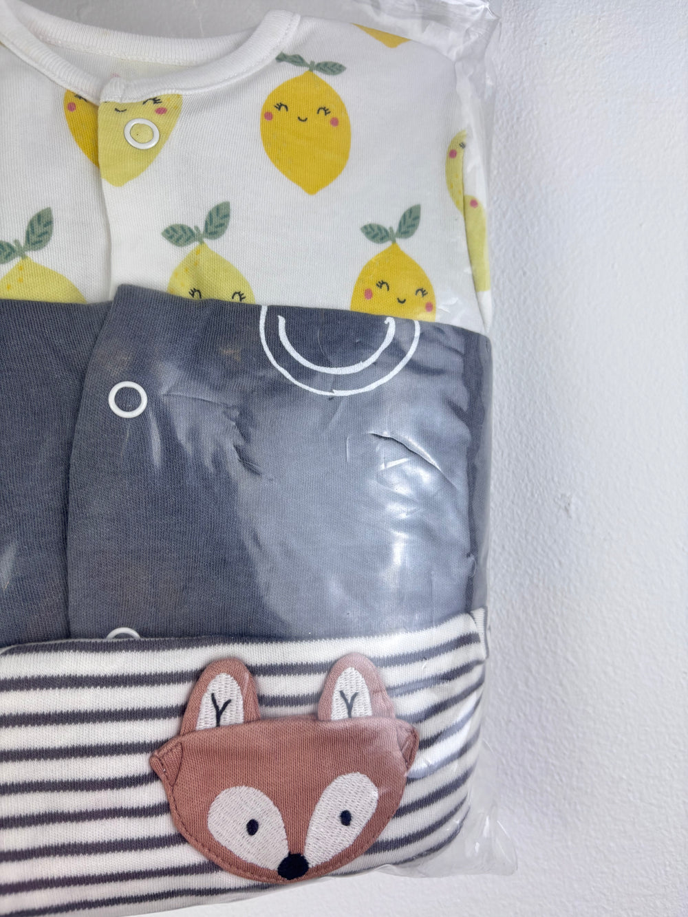 Ex High Street Mixed Brand Sleepsuit Bundle 3 Pack 9–12 Months-Sleepsuits-Second Snuggle Preloved