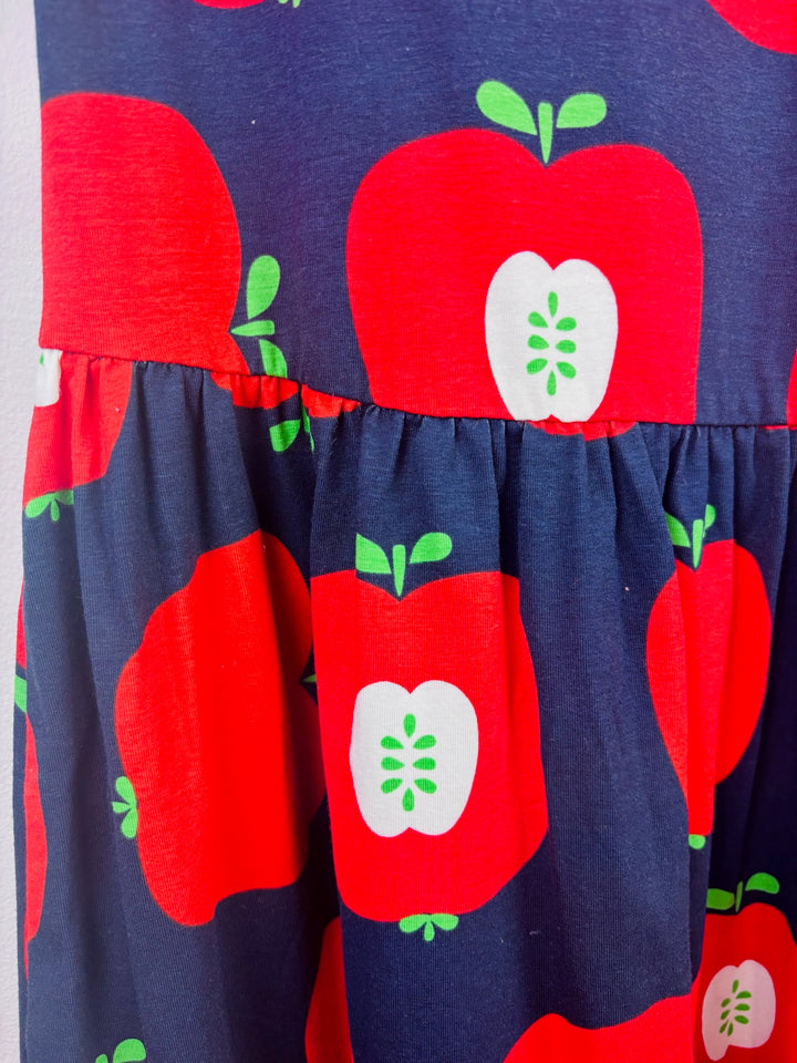 Moromini Navy Apple Print Dress 164-170 (12-14 Years)
