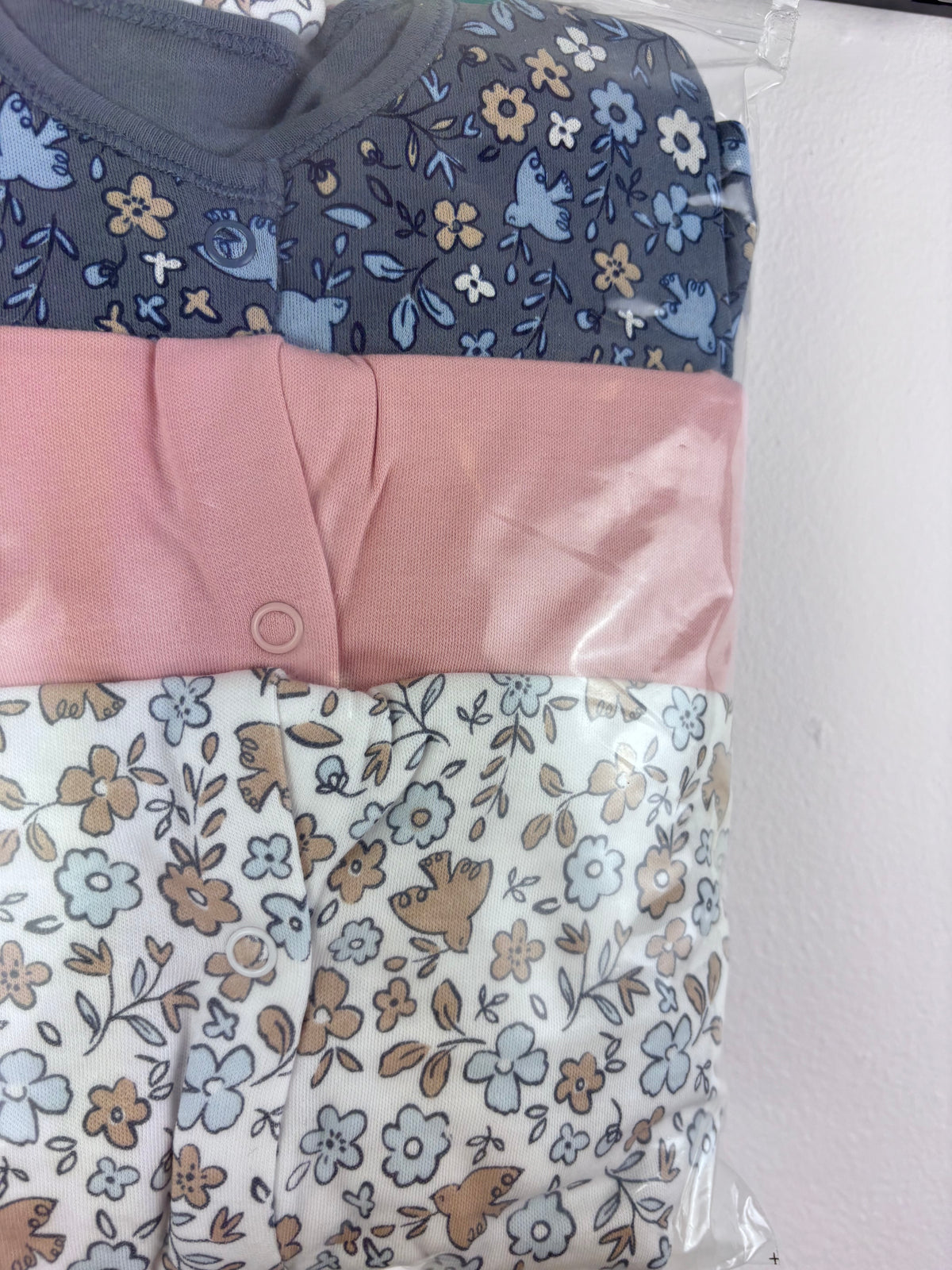Ex High Street Mixed Brand Sleepsuit Bundle 3 Pack 18–24 Months-Sleepsuits-Second Snuggle Preloved