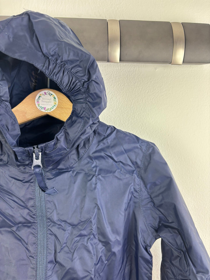 Regatta Junior Packaway Waterproof Jacket Navy Various Sizes-Coats-Second Snuggle Preloved