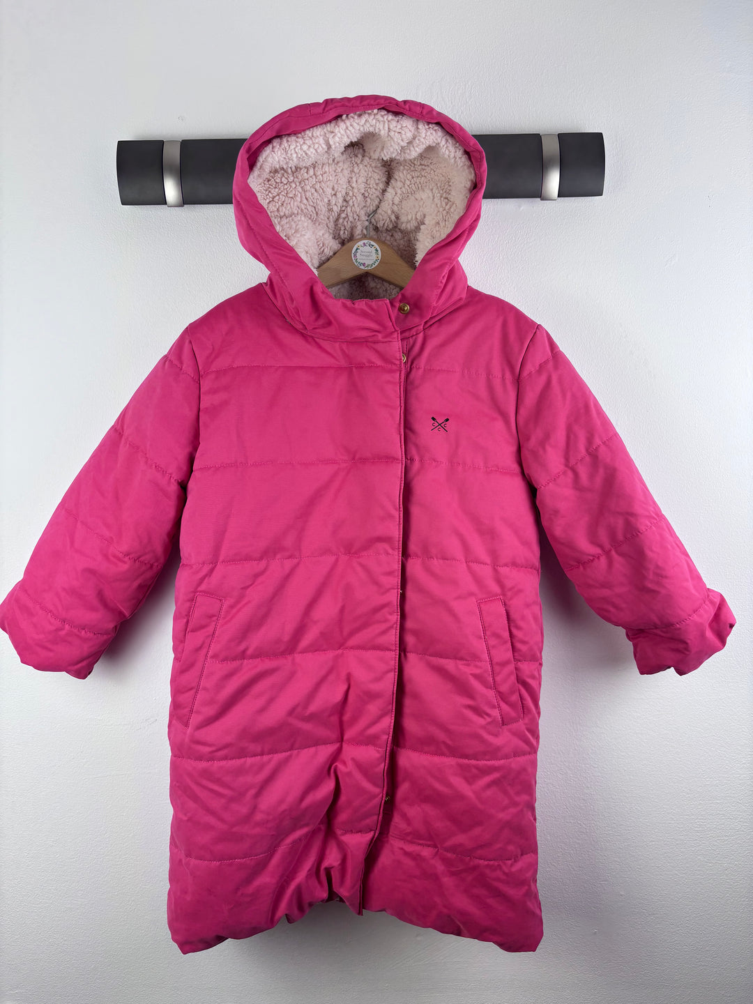 Crew Clothing Pink Padded Coat 5–6 Years-Coats-Second Snuggle Preloved