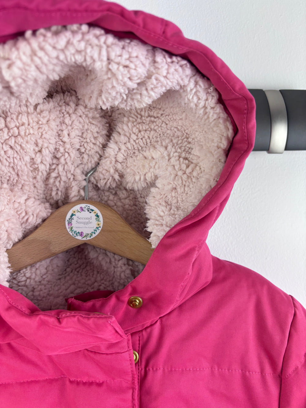 Crew Clothing Pink Padded Coat 5–6 Years-Coats-Second Snuggle Preloved