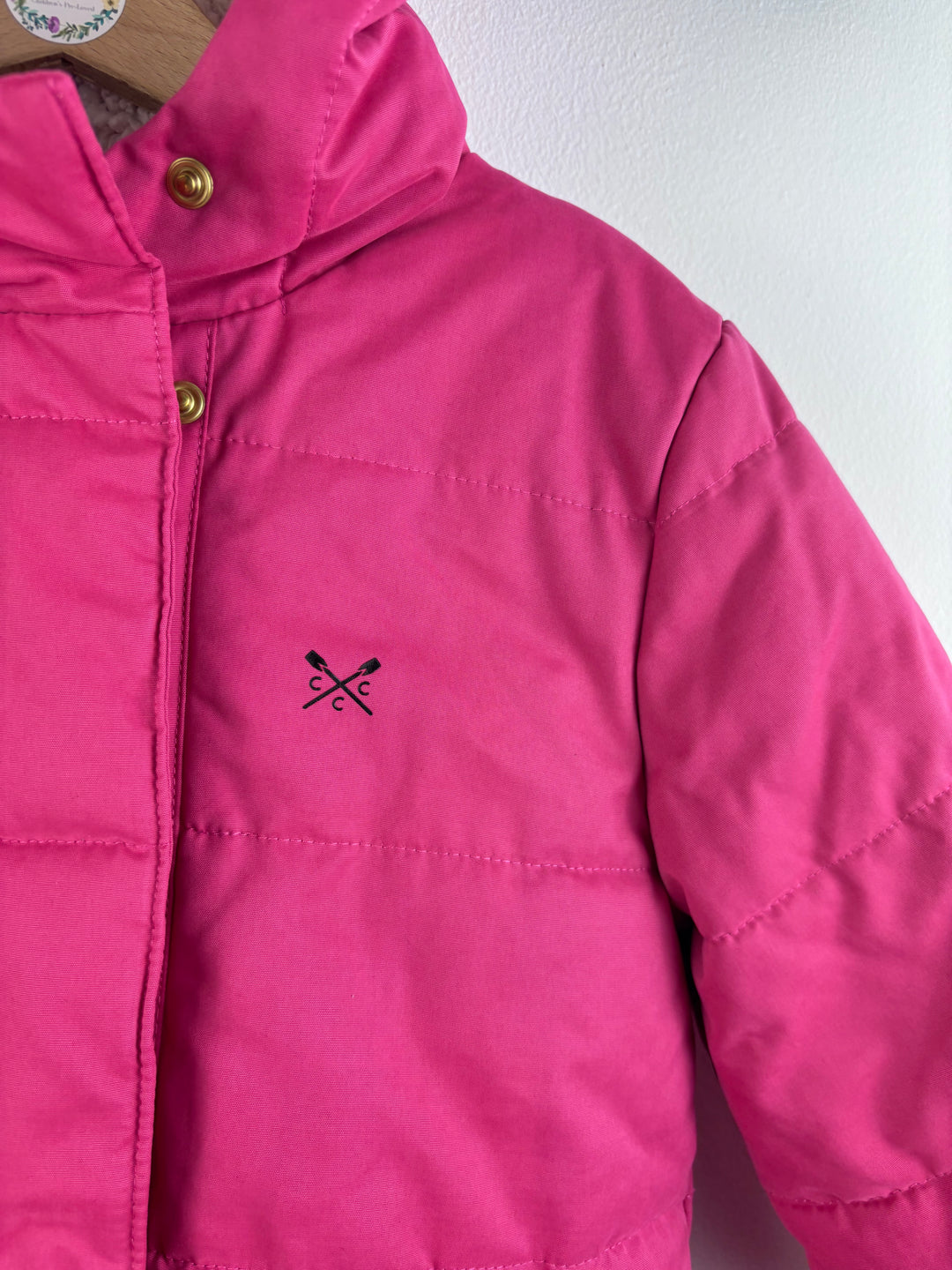 Crew Clothing Pink Padded Coat 5–6 Years-Coats-Second Snuggle Preloved