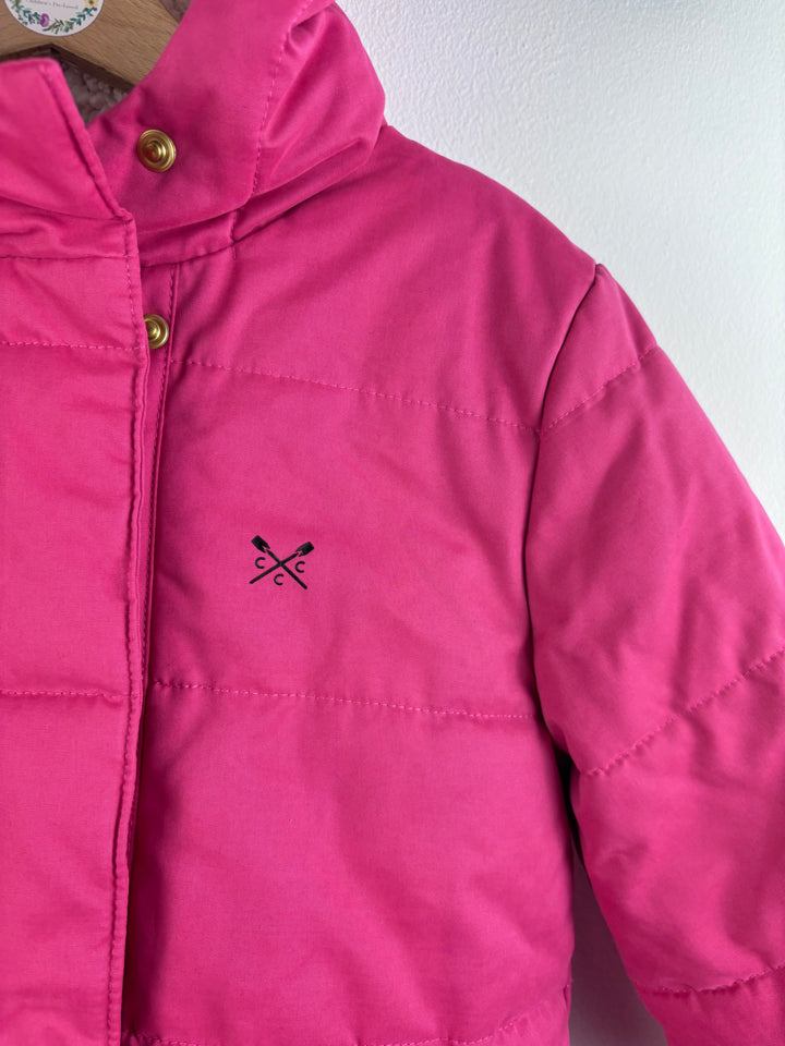 Crew Clothing Pink Padded Coat 5–6 Years-Coats-Second Snuggle Preloved