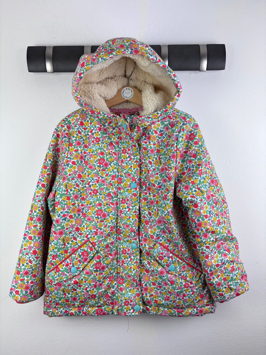 Mini Boden Floral Hooded Coat 6–7 Years-Coats-Second Snuggle Preloved