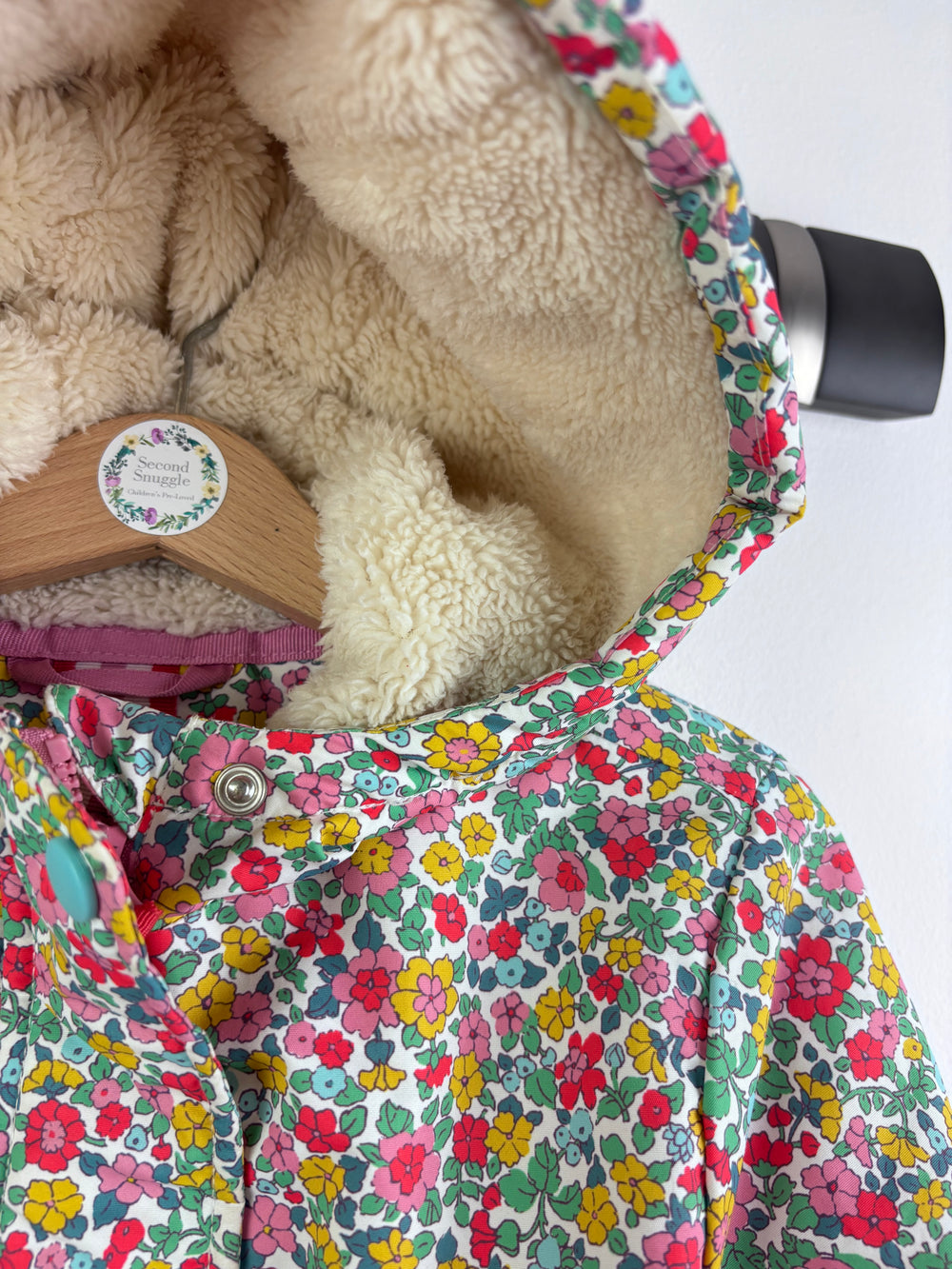 Mini Boden Floral Hooded Coat 6–7 Years-Coats-Second Snuggle Preloved