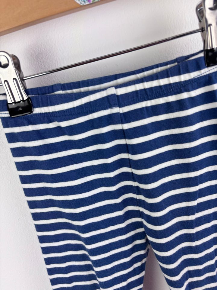 Kite Blue Striped Leggings 2 Years-Leggings-Second Snuggle Preloved