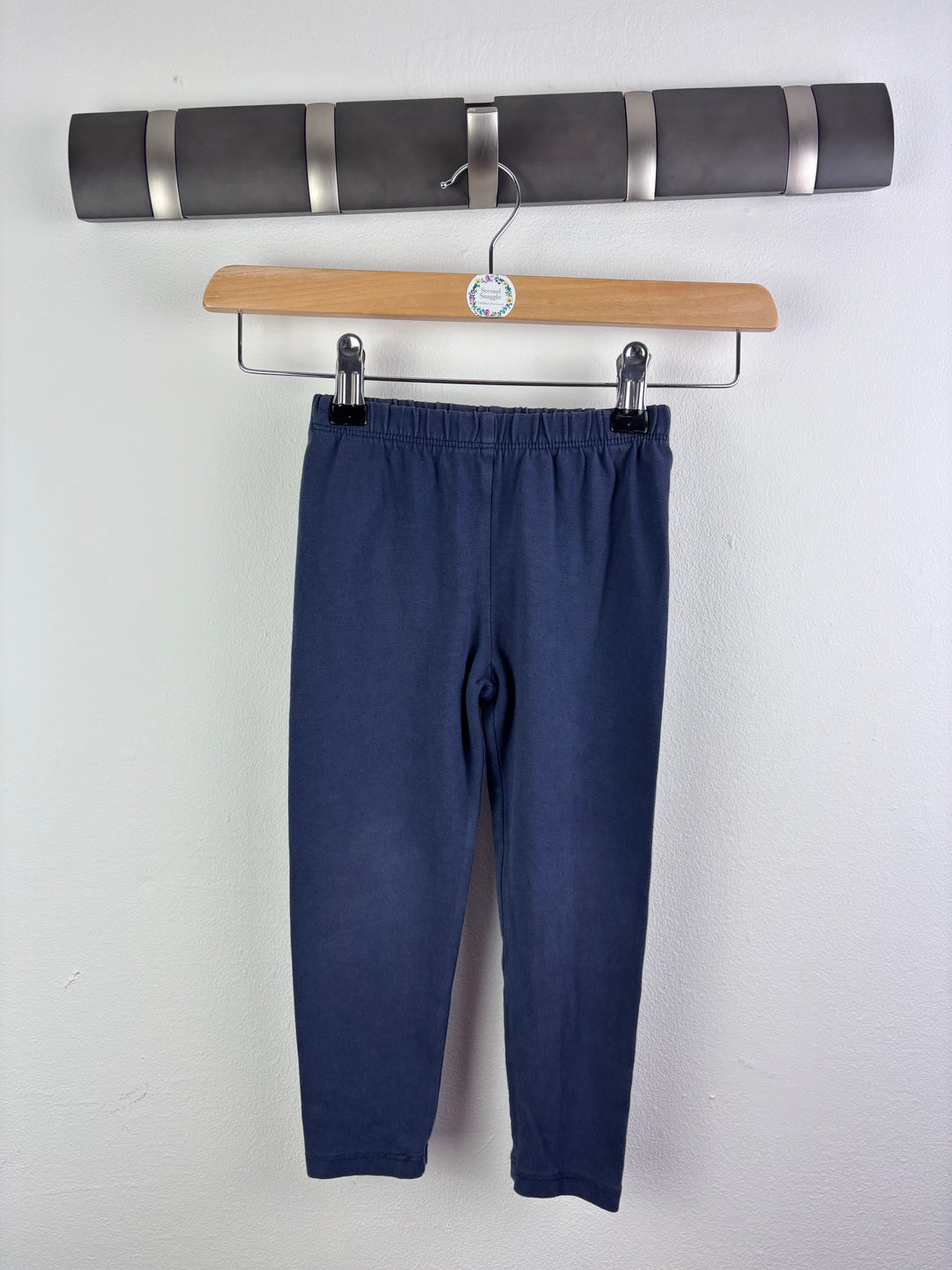 Frugi Navy Leggings 2–3 Years-Leggings-Second Snuggle Preloved