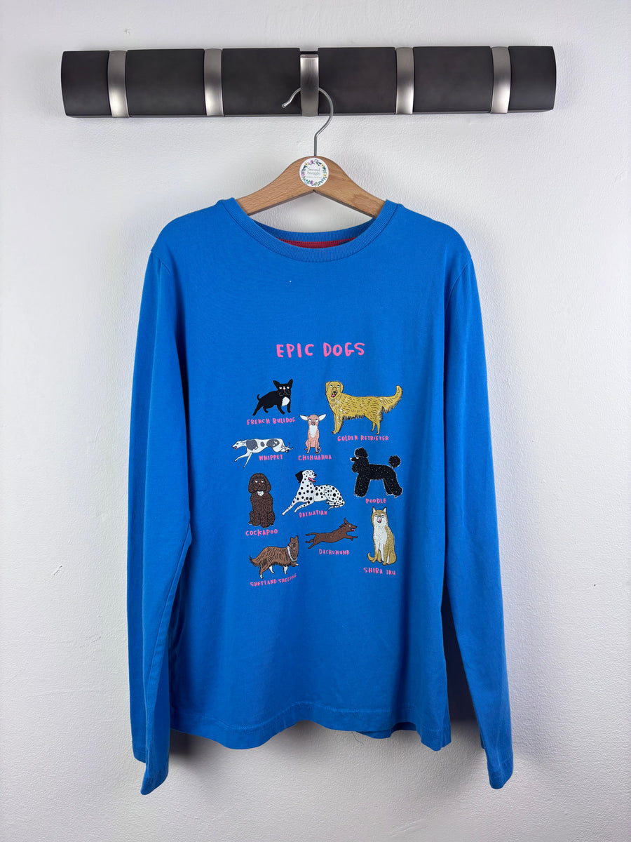 Mini Boden Epic Dogs Long Sleeve Top 11–12 Years-Tops-Second Snuggle Preloved