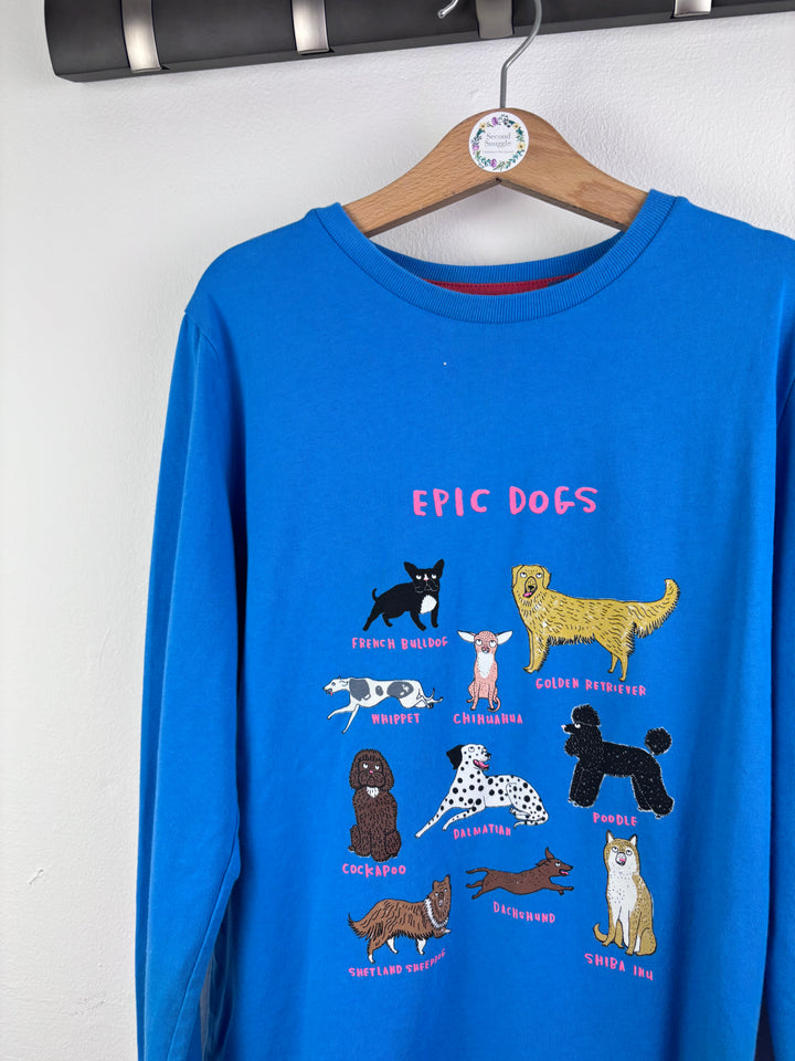 Mini Boden Epic Dogs Long Sleeve Top 11–12 Years-Tops-Second Snuggle Preloved