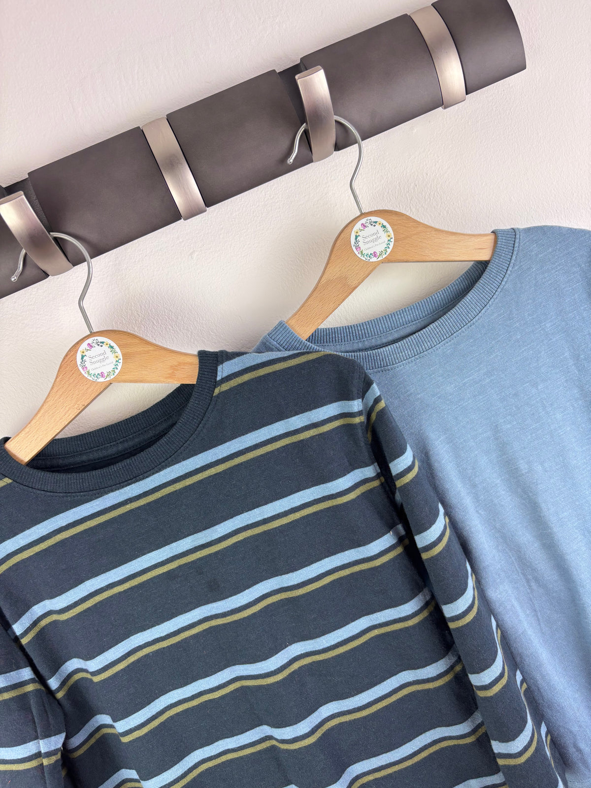 John Lewis Two Pack Long Sleeve Tops 6 Years-Tops-Second Snuggle Preloved