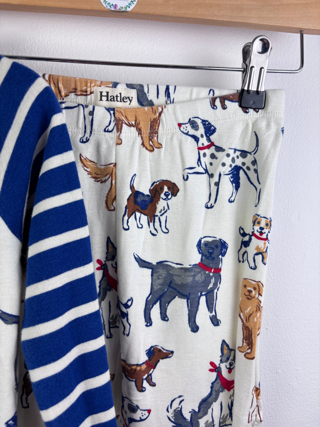 Hatley Dog Print Pyjama Set 10 Years-Night Wear-Second Snuggle Preloved