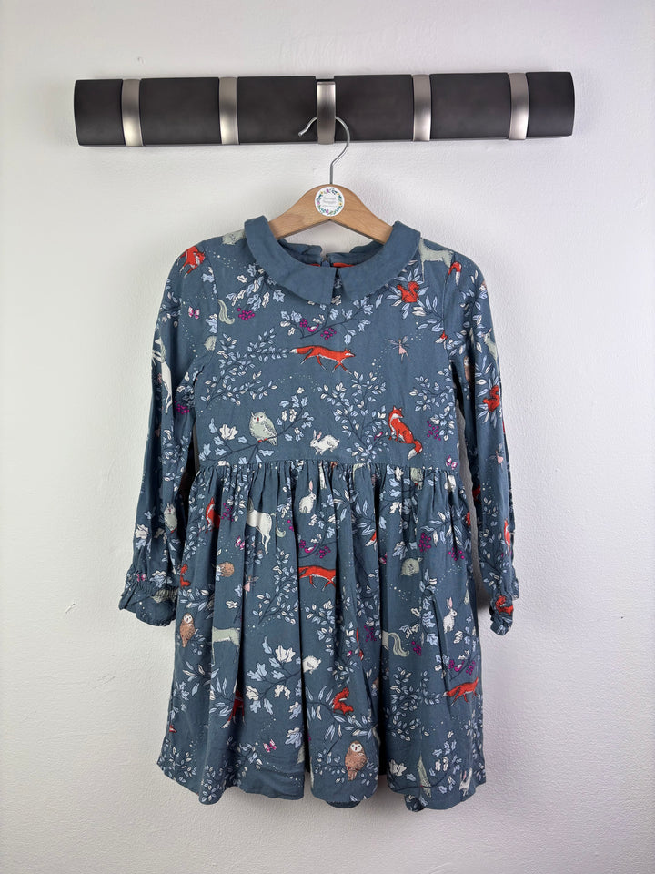 Mini Boden Fox Print Dress 4–5 Years-Dresses-Second Snuggle Preloved