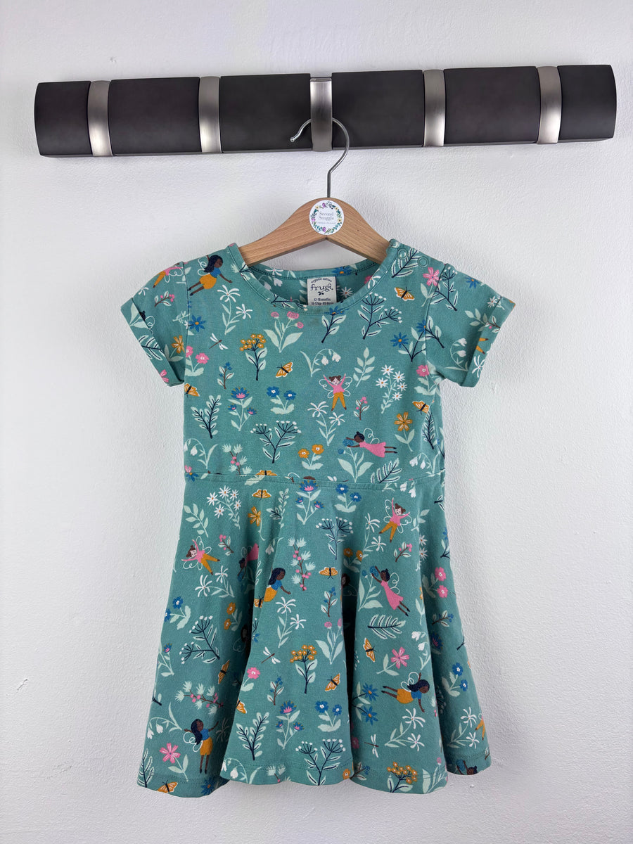 Frugi Fairy Print Dress 12–18 Months-Dresses-Second Snuggle Preloved