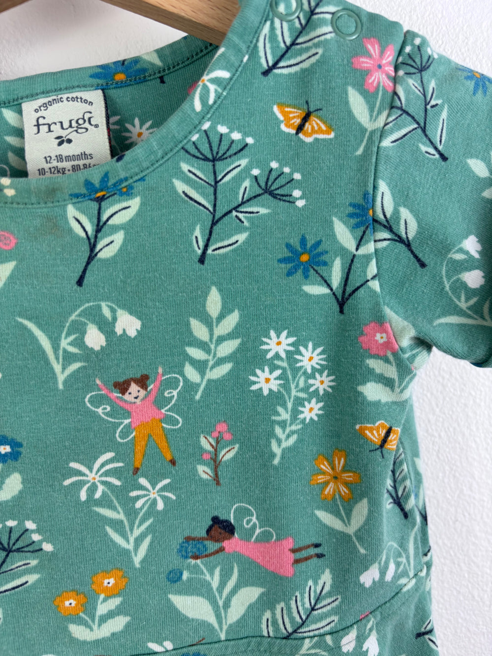 Frugi Fairy Print Dress 12–18 Months-Dresses-Second Snuggle Preloved