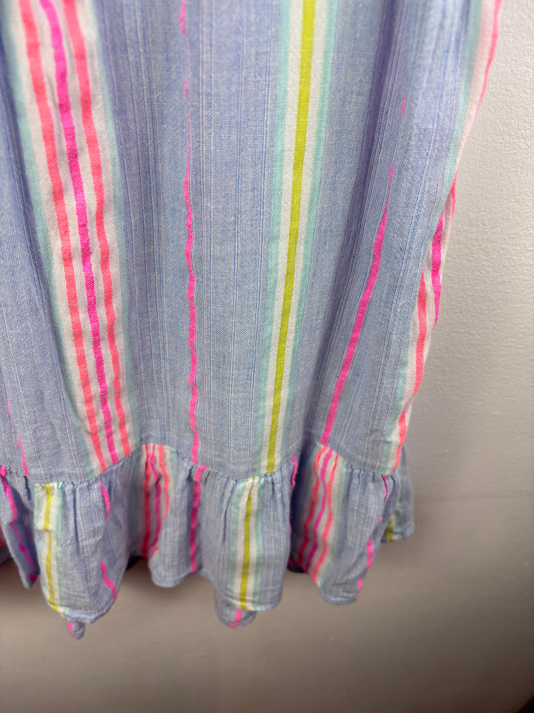 Angel & Rocket Stripe Frill Dress 9 Years-Dresses-Second Snuggle Preloved