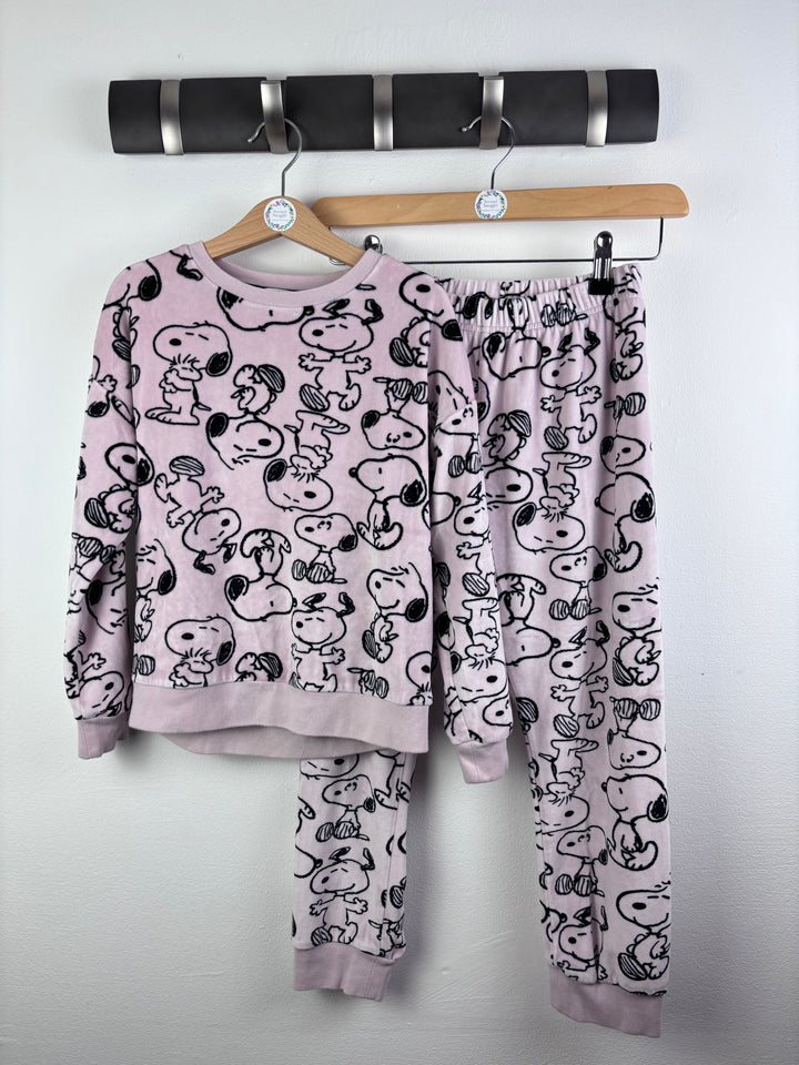 M&S Snoopy Pyjama Set 8–9 Years-Night Wear-Second Snuggle Preloved