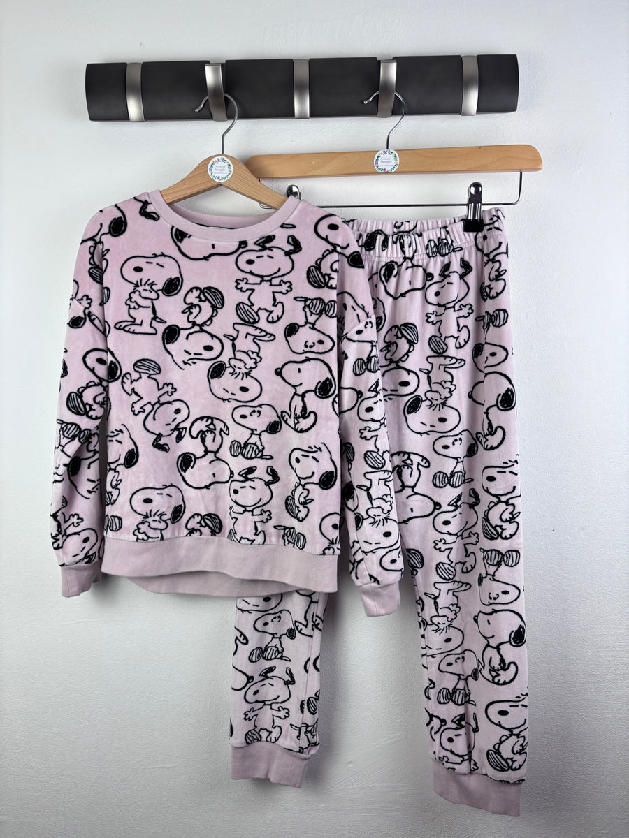M&S Snoopy Pyjama Set 8–9 Years-Night Wear-Second Snuggle Preloved