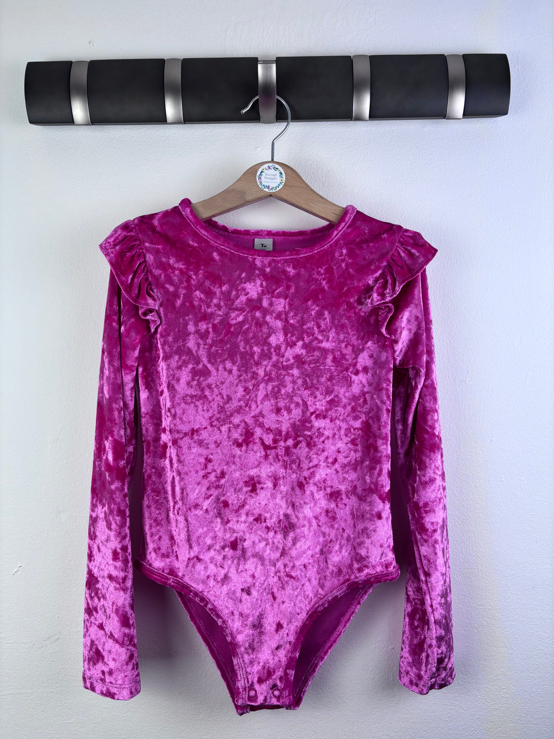 Tu Velvet Long Sleeve Bodysuit 8 Years-Tops-Second Snuggle Preloved