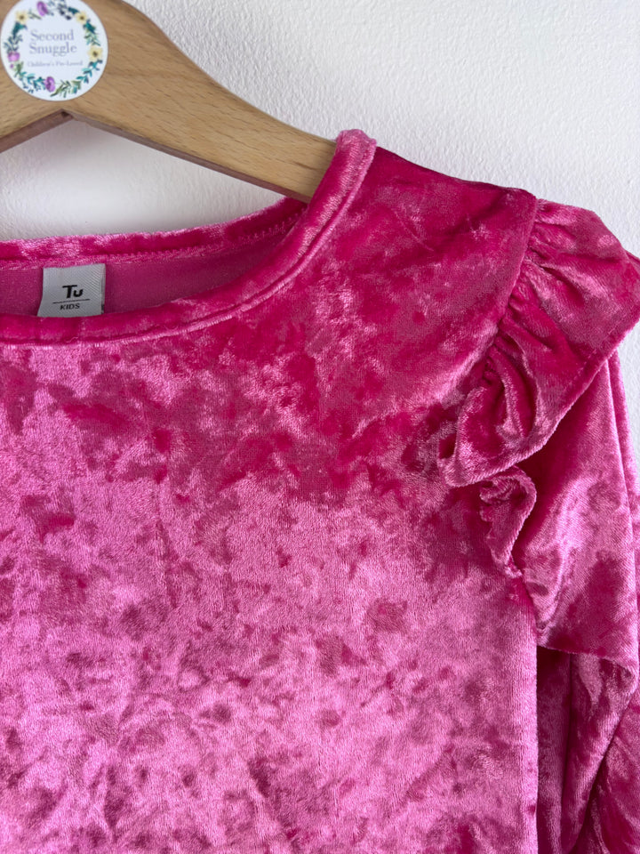 Tu Velvet Long Sleeve Bodysuit 8 Years-Tops-Second Snuggle Preloved
