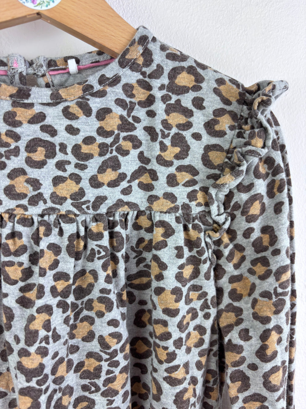 Mini Boden Leopard Print Top 6–7 Years-Tops-Second Snuggle Preloved