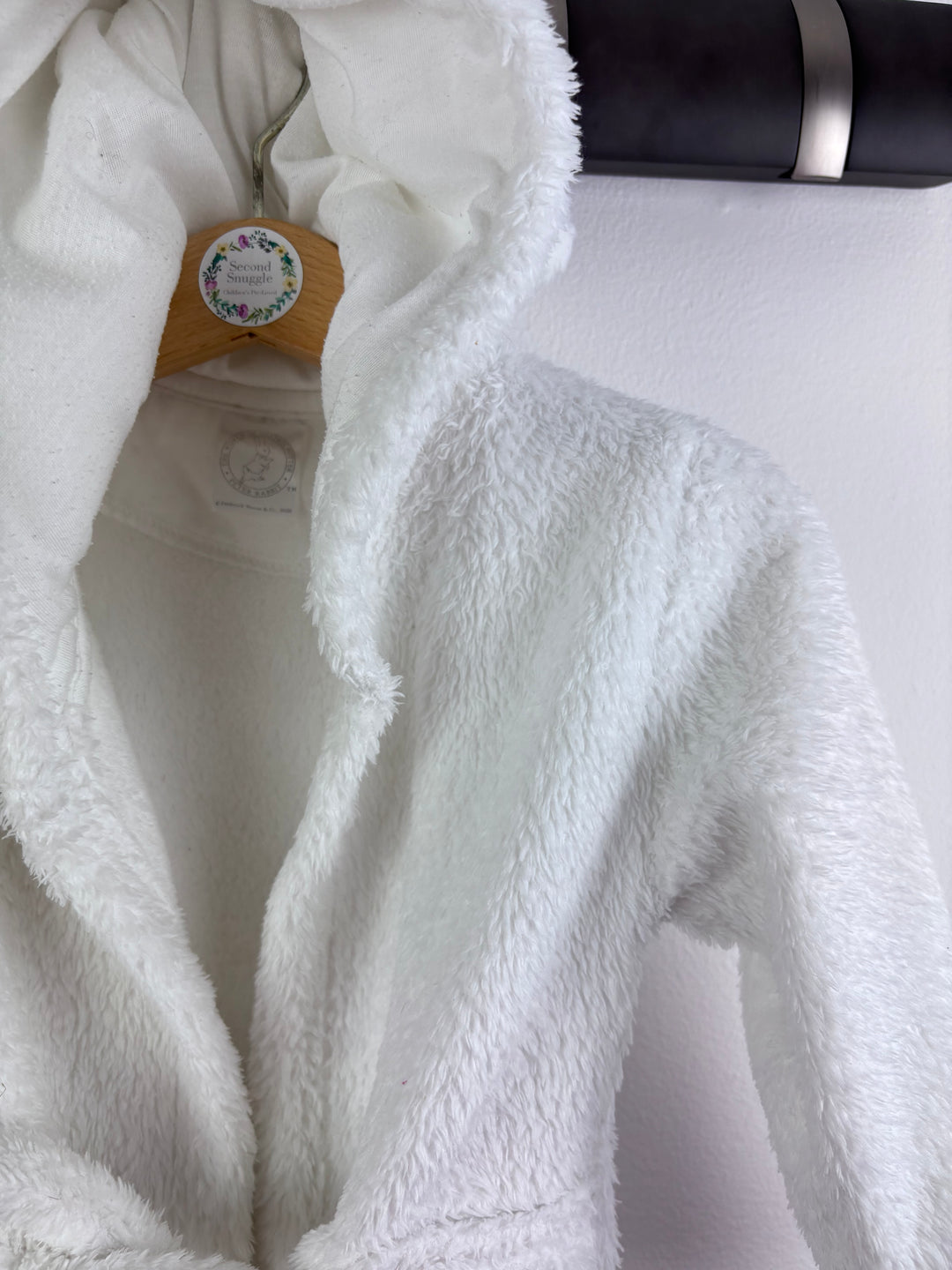 Tu White Hooded Dressing Gown 12–18 Months-Dressing Gown-Second Snuggle Preloved