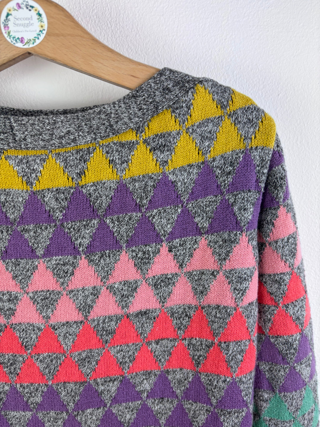 Gap Kids Geometric Knit Dress 6–7 Years-Dresses-Second Snuggle Preloved