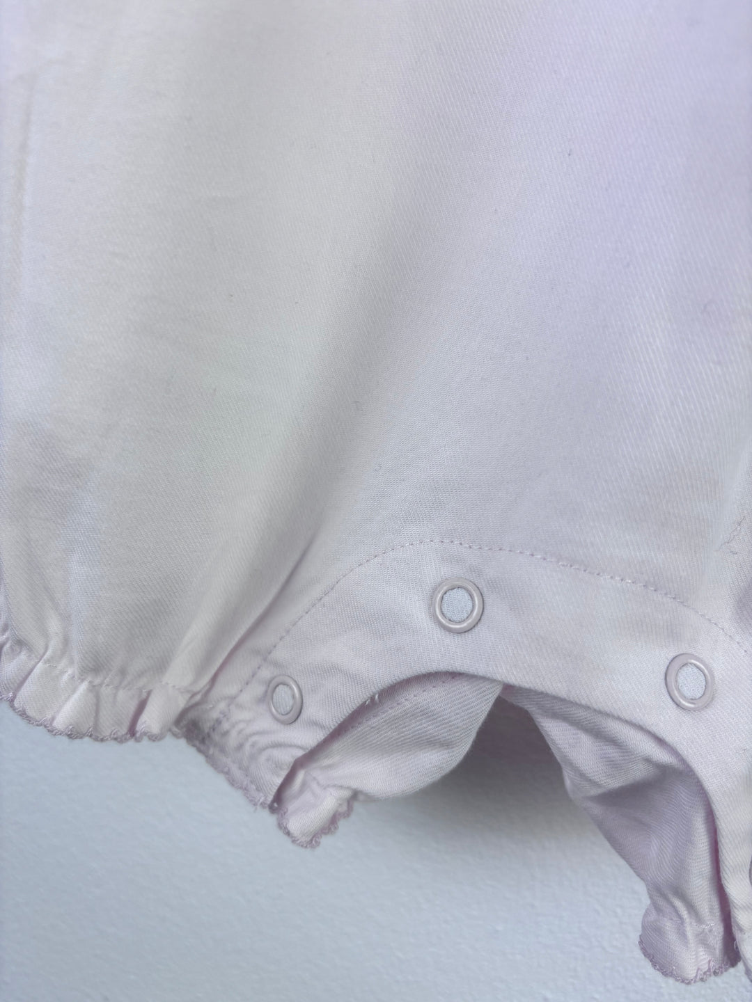 The Little White Company Pink Embroidered Romper 3–6 Months-Rompers-Second Snuggle Preloved