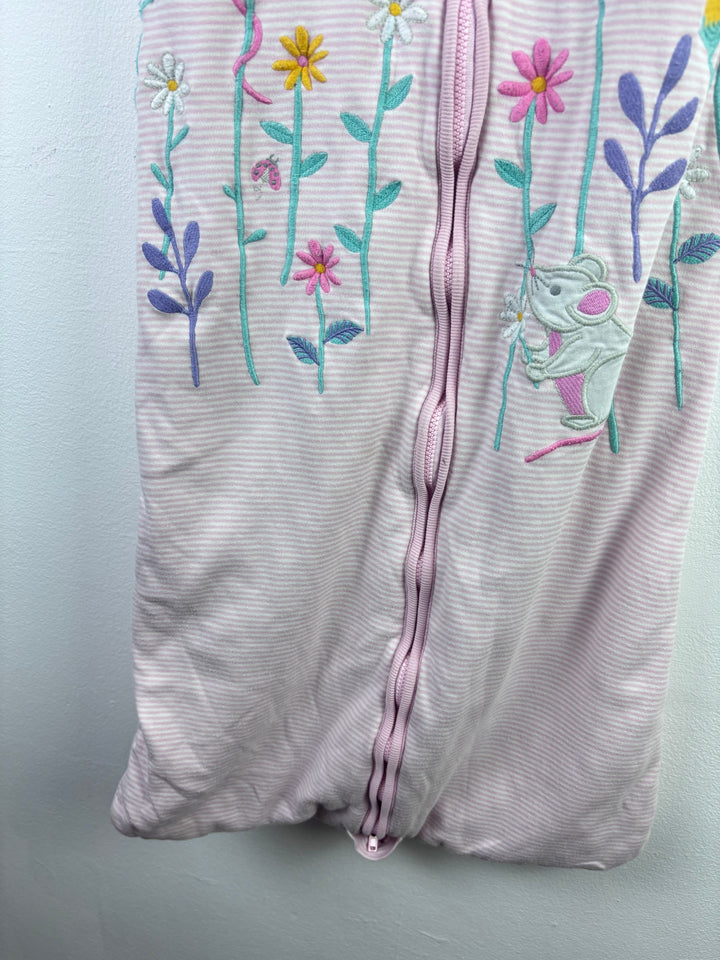 JoJo Maman Bébé Pink Mouse Sleep Bag 18 Months–3 Years 1.5 Tog-Sleeping Bags-Second Snuggle Preloved