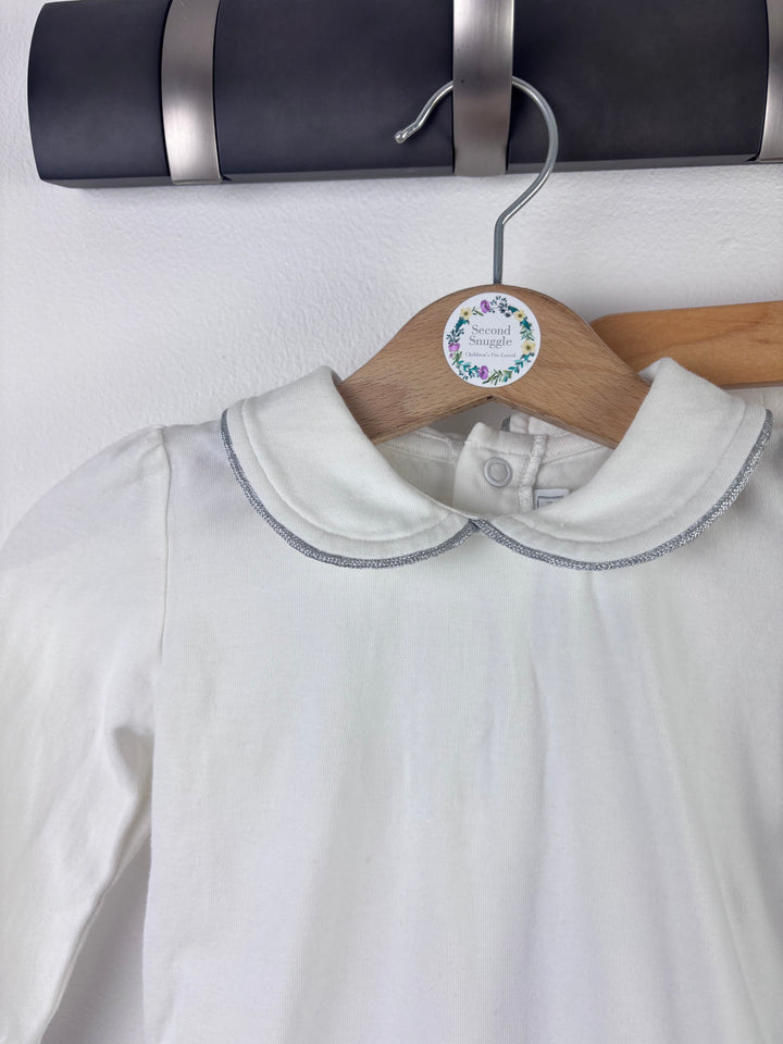 The Little White Company Bodysuit & Leggings Set 6–9 Months-Sets-Second Snuggle Preloved