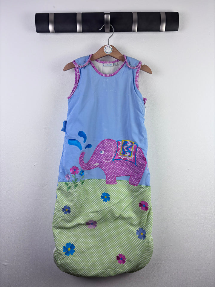 JoJo Maman Bébé Elephant Sleep Bag 6–18 Months-Sleeping Bags-Second Snuggle Preloved