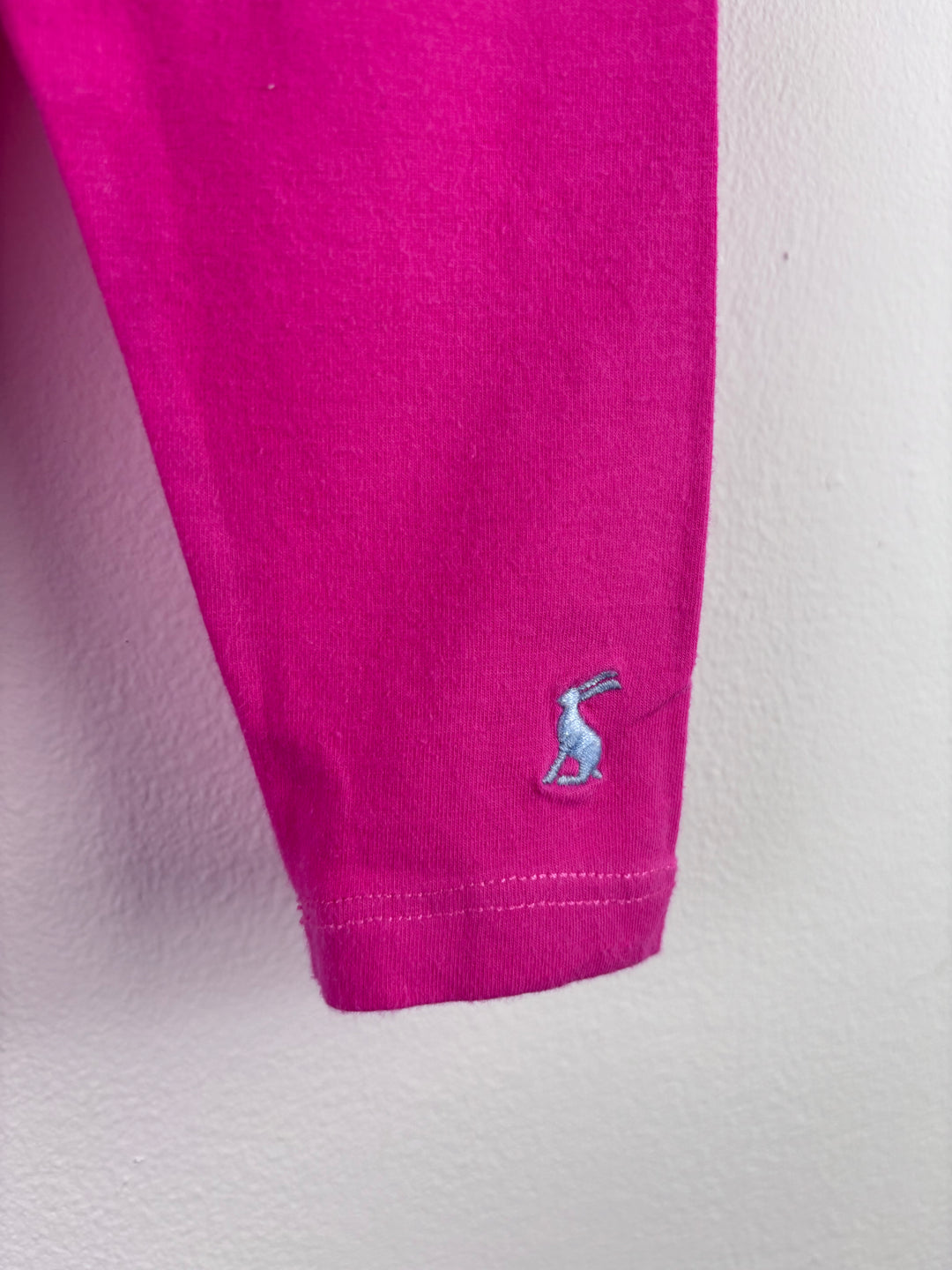 Joules Pink Blue Leggings Cotton Stretch Elastic Waist Baby Set 3–6 Months-Leggings-Second Snuggle Preloved