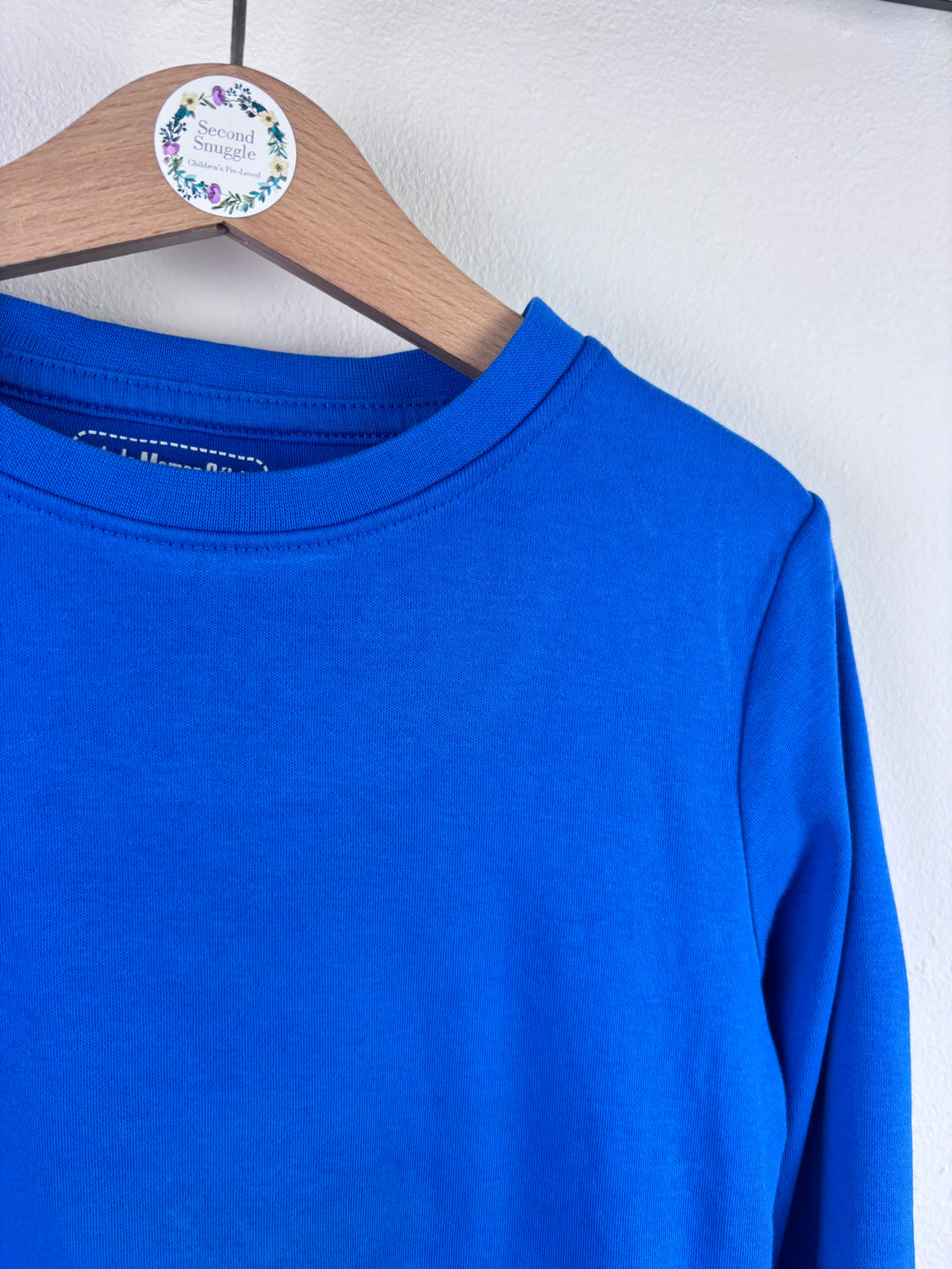 JoJo Maman Bébé Blue Dino Long Sleeve Top 5–6 Years