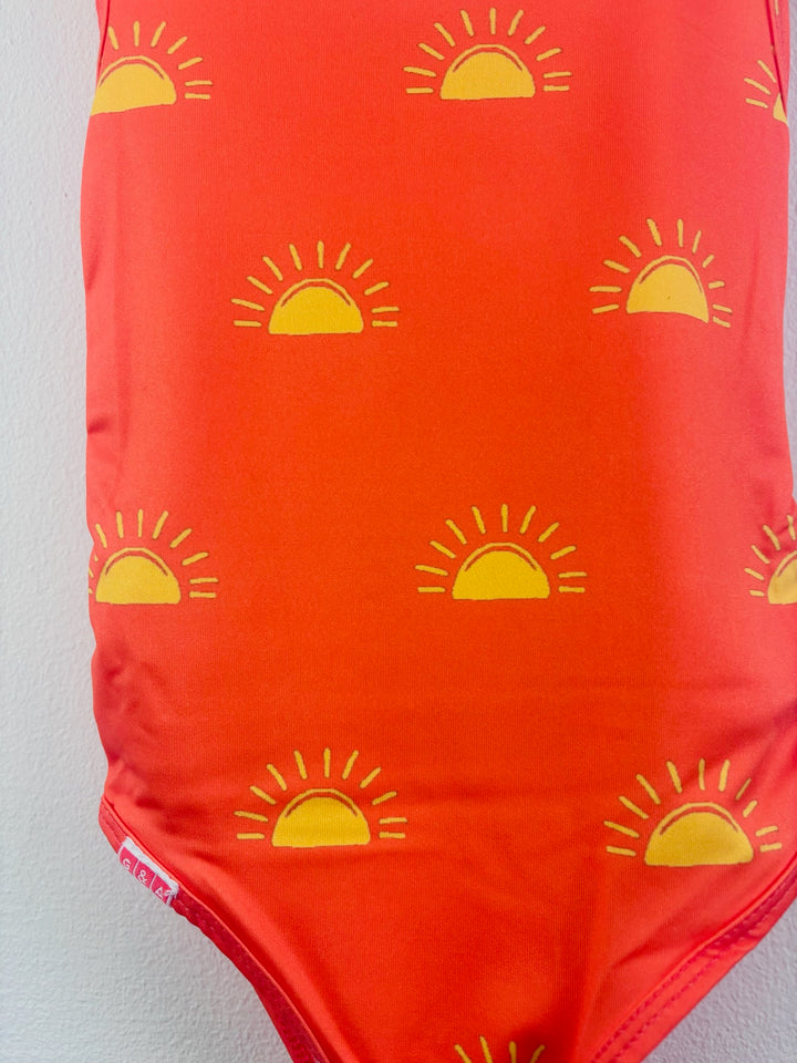 Grass & Air Coral Sleeveless Swimsuit UPF 50+ 18-24 Months