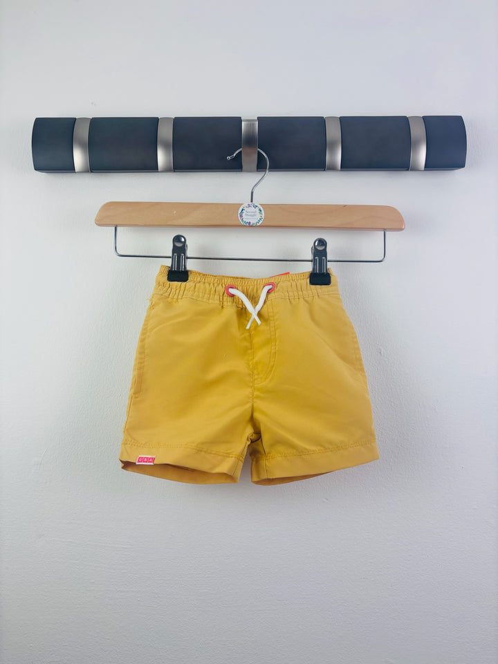 Grass & Air Mustard Swim Shorts UPF 50+ 1-2 Years