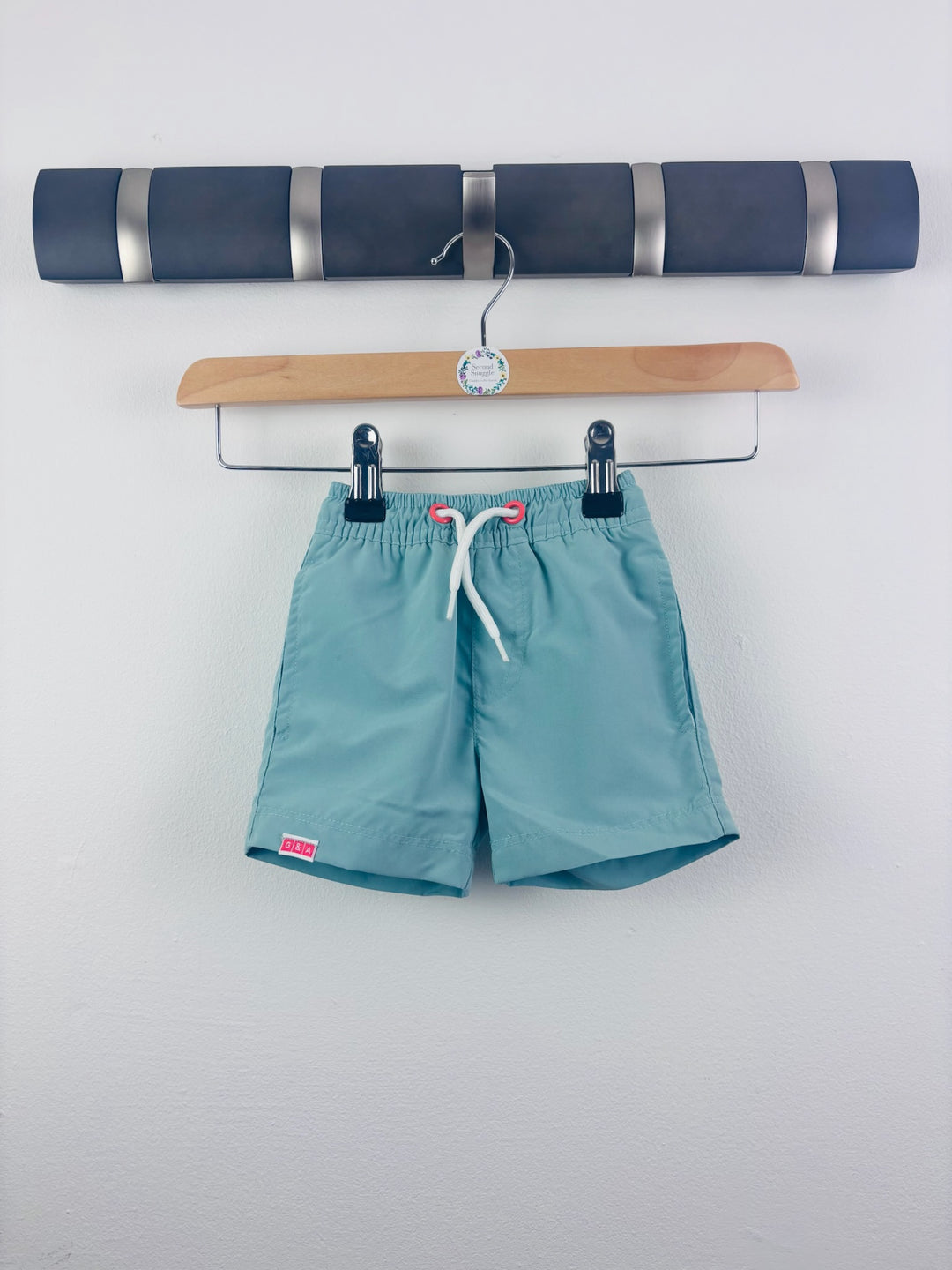 Grass & Air Blue Swim Shorts UPF 50+ 1-2 Years