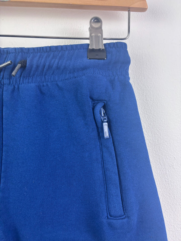 Molo Blue Jersey Shorts Zip Pockets 7-8 Years 128
