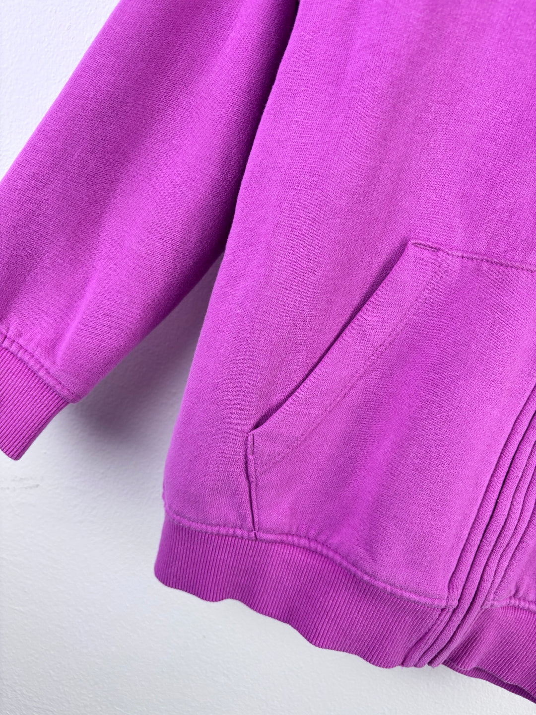 Crew Kids Purple Hoodie Zip Front Pocket Detail 5-6 Years