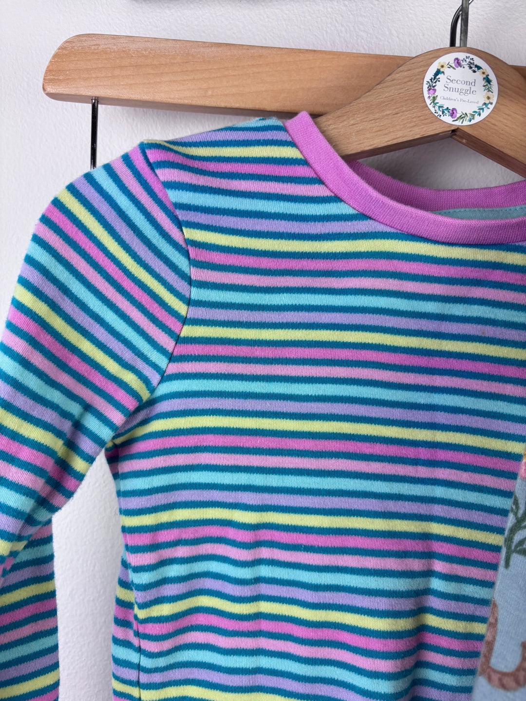 Mini Club Boden Baby Outfit Set Stripe Cat Print 18-24 Months