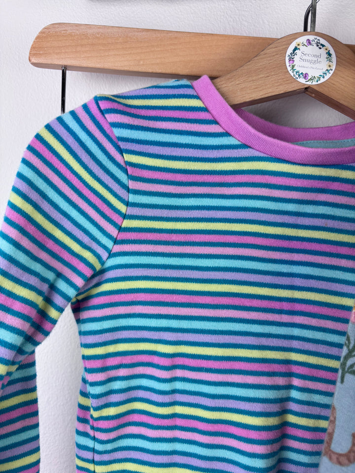 Mini Club Boden Baby Outfit Set Stripe Cat Print 18-24 Months