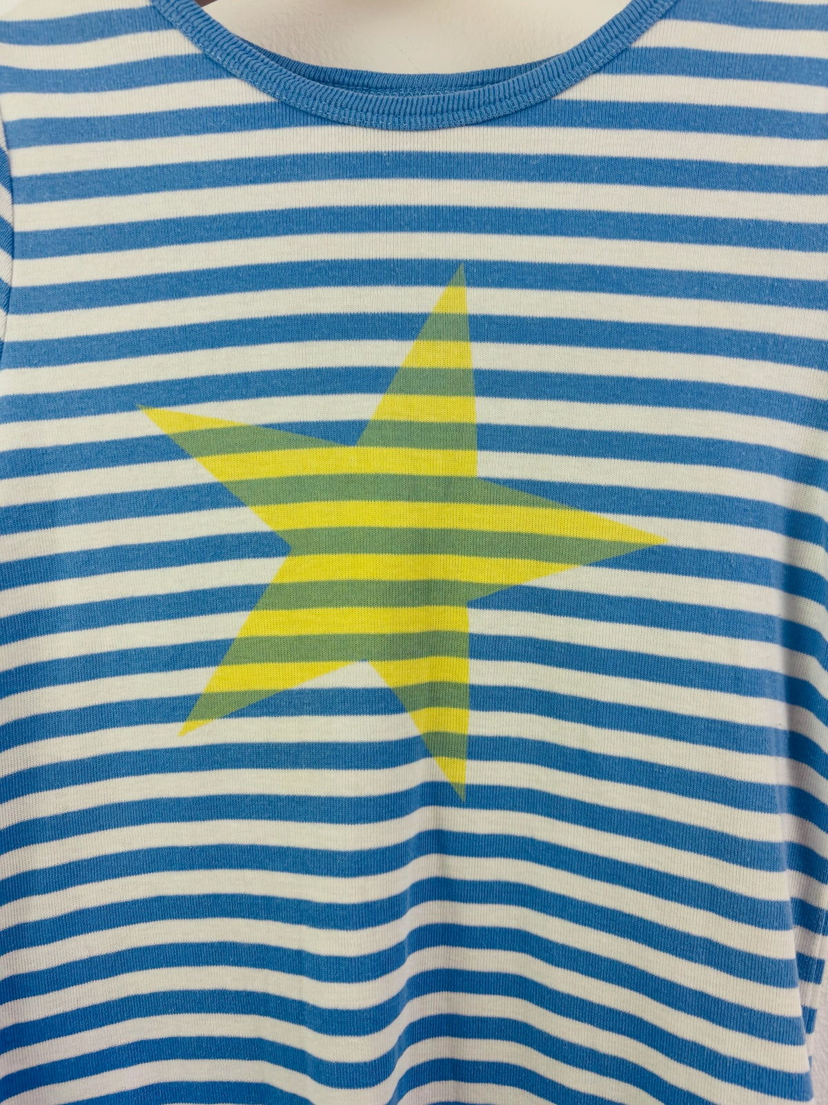 Boden Blue Striped Star T-Shirt 5-6 Years-Tops-Second Snuggle Preloved