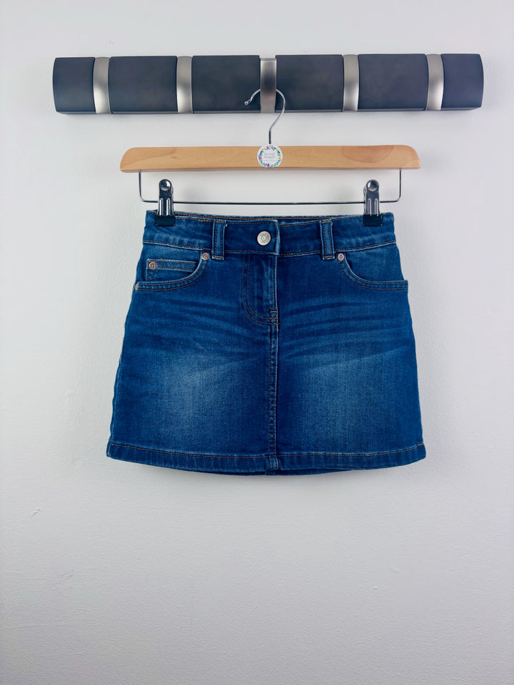 Boden Blue Denim Skirt Adjustable Waist 6-7 Years