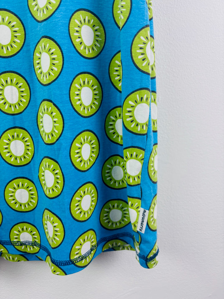 Maxomorra Blue Kiwi Print Sleeveless Top 11-12 Years